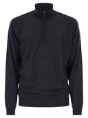 John Smedley Barrow High Neck Jumper With Half Zip