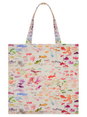 Vilebrequin Linen Tote Bag With Marine Print