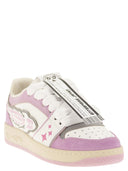 Enterprise Japan Ej Egg Rocket Leather Trainers With Logo