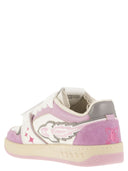 Enterprise Japan Ej Egg Rocket Leather Trainers With Logo