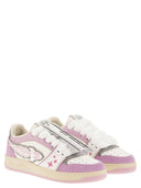 Enterprise Japan Ej Egg Rocket Leather Trainers With Logo