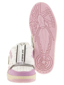 Enterprise Japan Ej Egg Rocket Leather Trainers With Logo