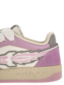 Enterprise Japan Ej Egg Rocket Leather Trainers With Logo