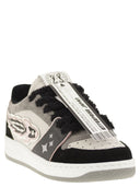 Enterprise Japan Ej Egg Rocket Leather Trainers With Logo