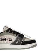 Enterprise Japan Ej Egg Rocket Leather Trainers With Logo