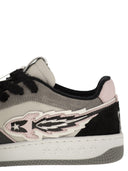 Enterprise Japan Ej Egg Rocket Leather Trainers With Logo