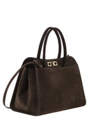 Fabiana Filippi Genuine Suede Leather Tote Bag