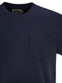 Mc2 Saint Barth Stretch Cotton Piqué T Shirt With Patch Pocket