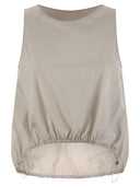 Herno Sleeveless Top In Tech Trait