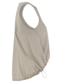 Herno Sleeveless Top In Tech Trait
