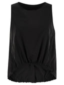 Herno Sleeveless Top In Tech Trait