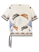 Herno Blouse With Drawstring At The Bottom