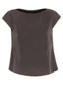 Herno Resort Blouse In Satin Envers
