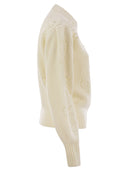 Mc2 Saint Barth Bloom Sweater With Pearls