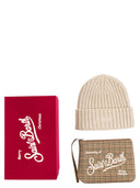 Mc2 Saint Barth Merry Christmas Box With Hat And Clutch Bag