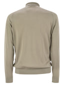 John Smedley Bradwell Cotton Long Sleeved Polo Shirt