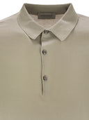 John Smedley Bradwell Cotton Long Sleeved Polo Shirt