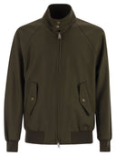 Baracuta G9 Melton Wool And Cashmere Bomber Jacket