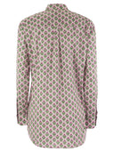 Mc2 Saint Barth Brigitte Shirt With Flower Pattern