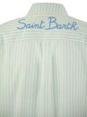 Mc2 Saint Barth Brigitte Shirt With Striped Pattern