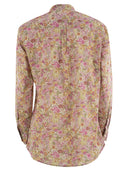 Mc2 Saint Barth Brigitte Shirt With Flower Pattern