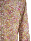 Mc2 Saint Barth Brigitte Shirt With Flower Pattern