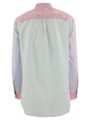 Mc2 Saint Barth Brigitte Shirt With Striped Pattern