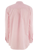 Mc2 Saint Barth Brigitte Shirt With Striped Pattern