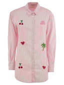 Mc2 Saint Barth Brigitte Shirt With Striped Pattern