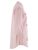 Mc2 Saint Barth Brigitte Shirt With Striped Pattern