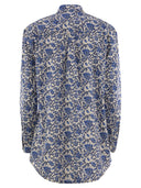 Mc2 Saint Barth Brigitte Shirt With Flower Pattern