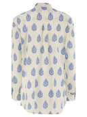 MC2 Saint Barth BRIGITTE Camisa con patrón de Paisley