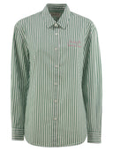 Mc2 Saint Barth Brigitte Shirt With Striped Pattern And Hello Kitty