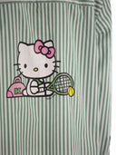 Mc2 Saint Barth Brigitte Shirt With Striped Pattern And Hello Kitty