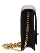 Elisabetta Franchi Lille skulderrem med logo plak