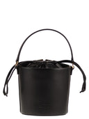 Elisabetta Franchi Bucket Bag With Logo Detail