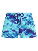 Vilebrequin Recycled Polyamide Swim Shorts With Marine Print