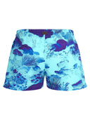 Vilebrequin Recycled Polyamide Swim Shorts With Marine Print