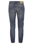 Pt Torino Indie Stretch Cotton And Cashmere Denim Trousers