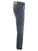 Pt Torino Indie Stretch Cotton And Cashmere Denim Trousers