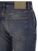 Pt Torino Indie Stretch Cotton And Cashmere Denim Trousers