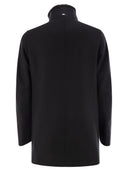 Herno Wool Coat With Fur In The Collar