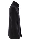 Herno Wool Coat With Fur In The Collar