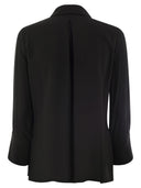 Elisabetta Franchi Georgette Shirt mit Logo Patch