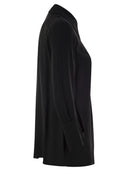 Elisabetta Franchi Georgette Shirt mit Logo Patch