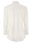Camisa Poplin de Elisabetta Franchi Chevron con dardos