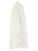 Camisa Poplin de Elisabetta Franchi Chevron con dardos
