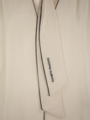 Elisabetta Franchi Georgette Shirt With Scarf And Piping