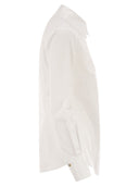 Elisabetta Franchi Cotton Poplin Shirt With Logo