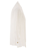 Elisabetta Franchi Viscose Georgette Shirt With Sash